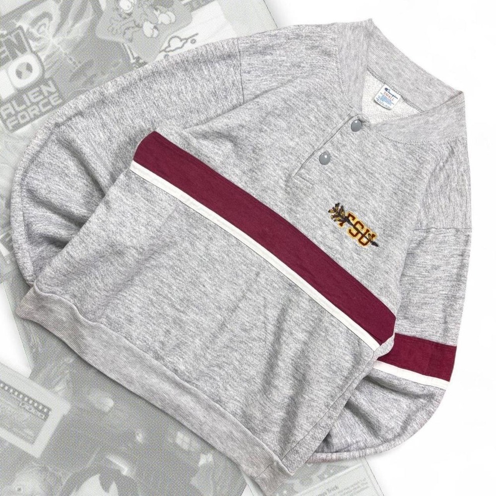 Vintage 80’s Champion FSU Florida State University Graphic Pullover Sweatshirt